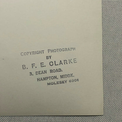 Vintage Racing Photo Driver Photograph BFE Clark Motorsport