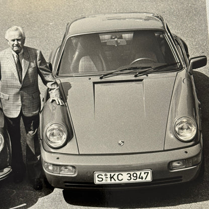 Porsche Factory Press Photo Photograph Porsche 911 356 Dr Ferdinand Porsche