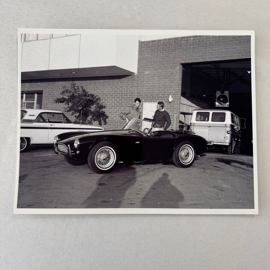 Carroll Shelby Cobra Car Photo Photograph Vintage Image Modern Print