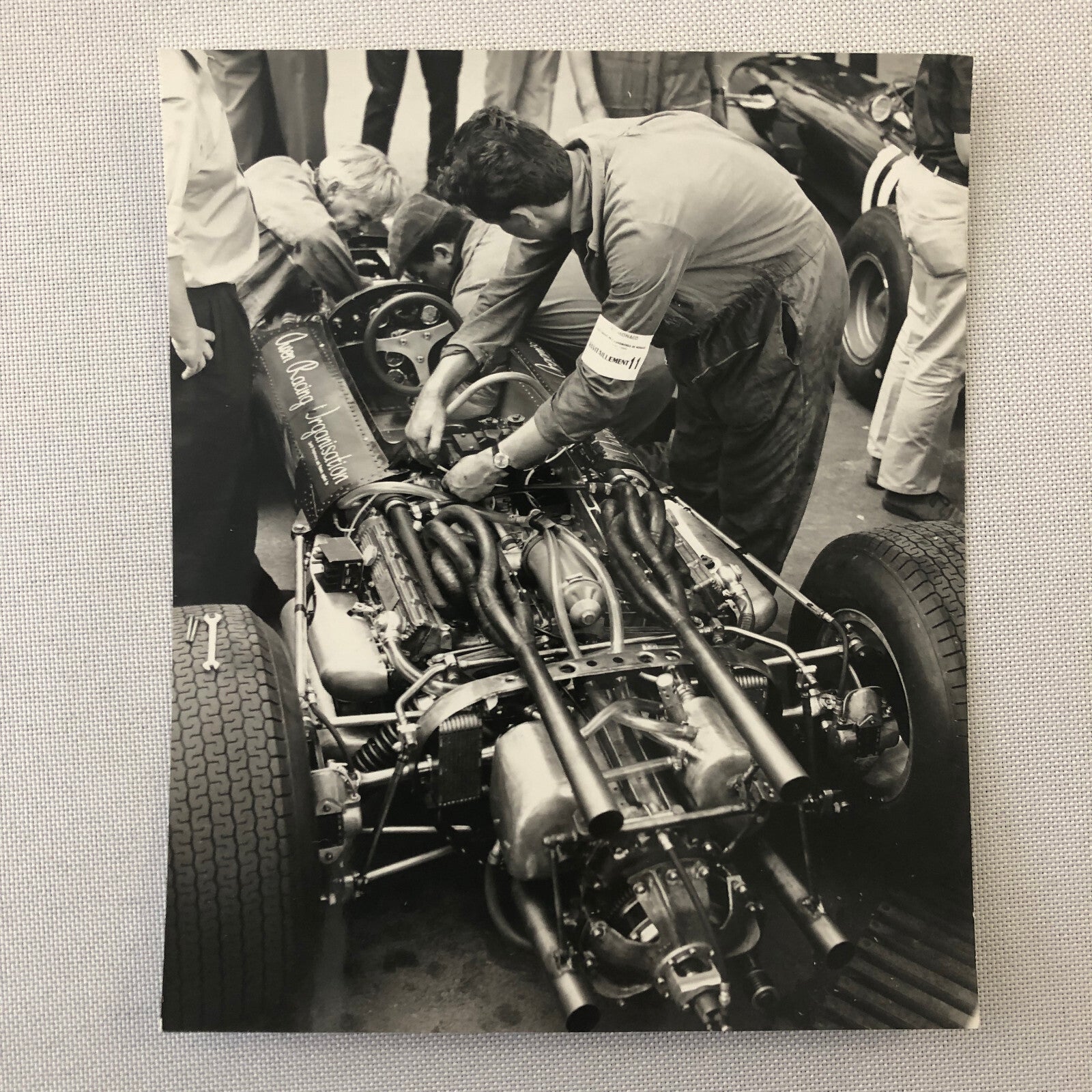 Vintage Racing Photo Photograph BRM Car Jos Reinhard Photographer