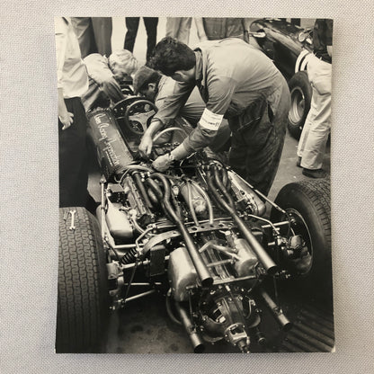 Vintage Racing Photo Photograph BRM Car Jos Reinhard Photographer