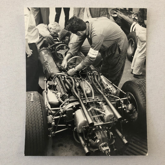 Vintage Racing Photo Photograph BRM Car Jos Reinhard Photographer