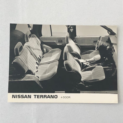 Nissan Terrano SUV Factory Press Photo Photograph Lot of 5