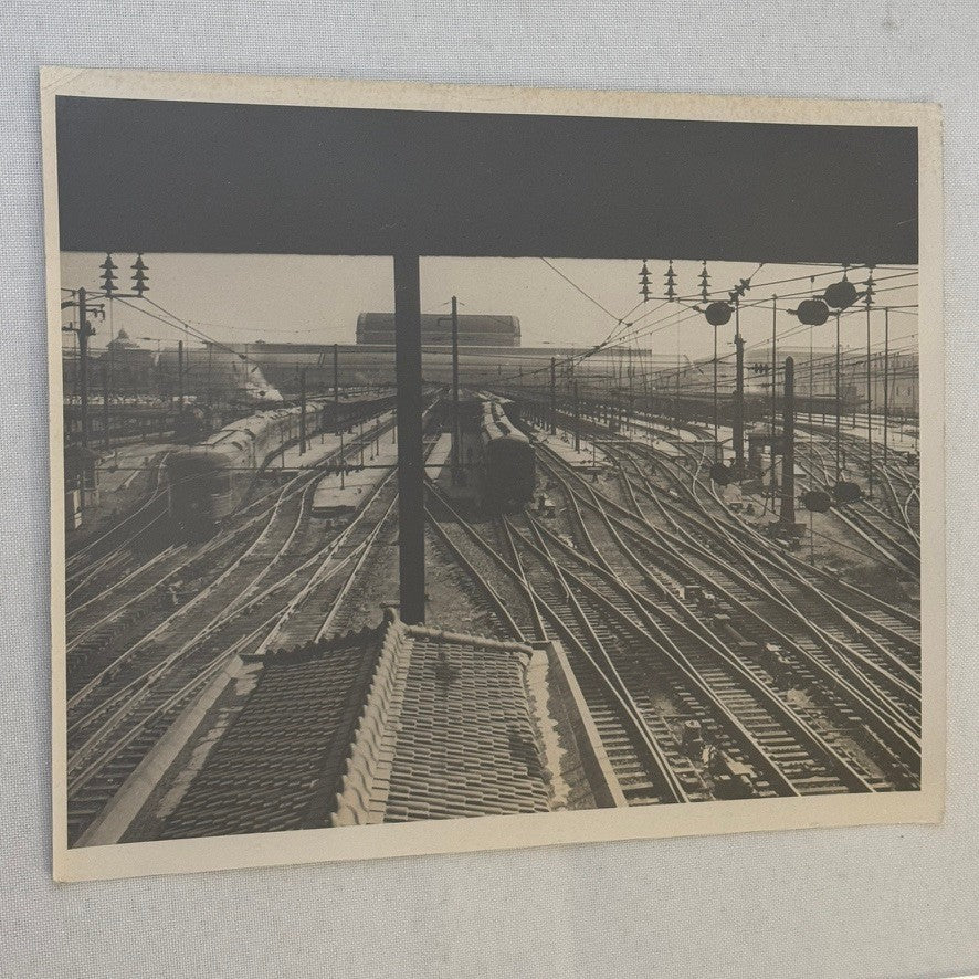 Vintage Train Railroad Photograph Washington DC Photo Print