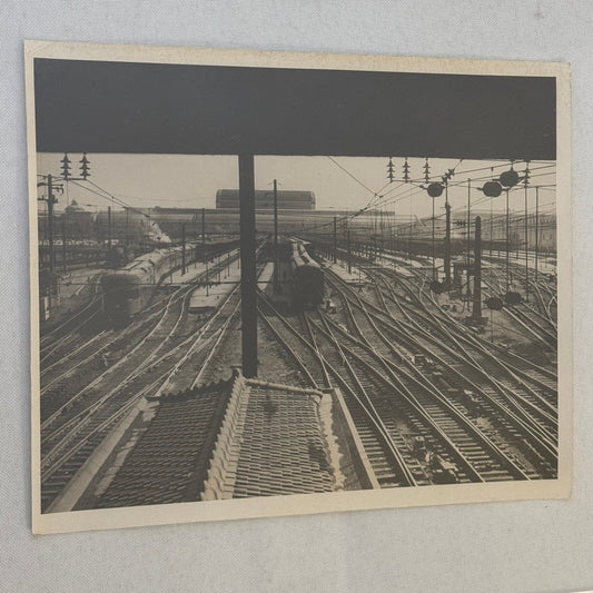Vintage Train Railroad Photograph Washington DC Photo Print