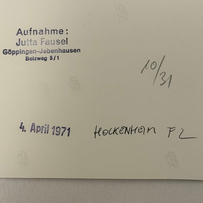 Vintage Racing Photo 1971 Hockenheim F2 Race Ronnie Peterson Driver Motorsport