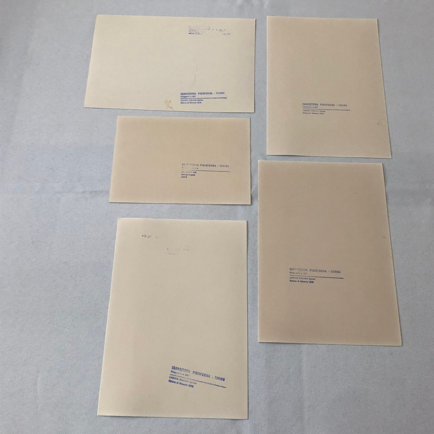 1978 Pininfarina Design Press Kit Photos Lancia Gamma Ferrari 308 400 504 +