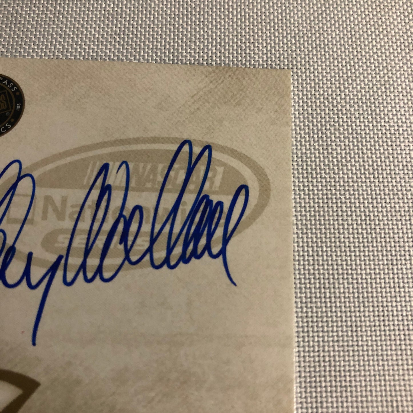 2011 Press Pass Fanfare Autograph Kenny Wallace Signed Signature Auto NASCAR