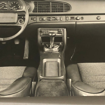 Porsche 944 Interior Factory Press Photo Photograph Werkfoto 1989 ?