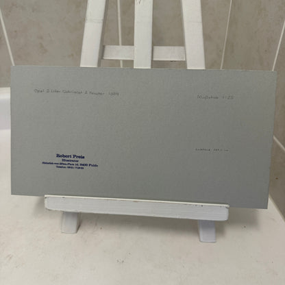 1934 Opel Cabriolet 2 Liter Car Illustration Art Drawing Hand Drawn