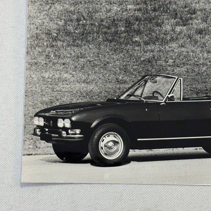 1969 Peugeot 504 Cabriolet Carrozzeria Pininfarina Press Photograph Photo