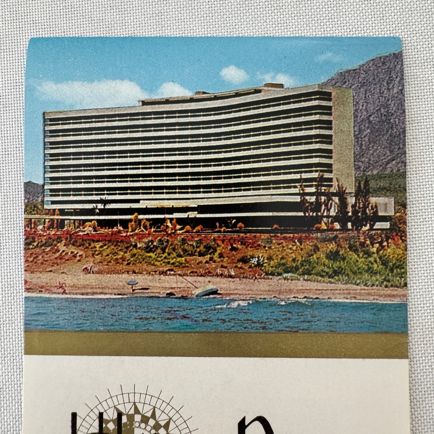 Vintage Hotel Travel Luggage Label Hotel Don Pepe Costa Del Sol Spain Espana