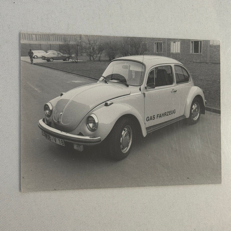 Vintage Volkswagen Beetle VW Bug Car Photo Photograph Print 1977
