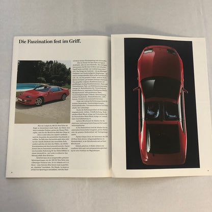 Nissan 300ZX Twin Turbo Sales Brochure Catalog German Text European 300 ZX Z