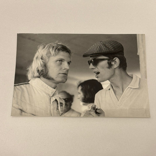 Vintage Racing Photo 1971 Austrian Grand Prix Reine Wisell Peter Warr