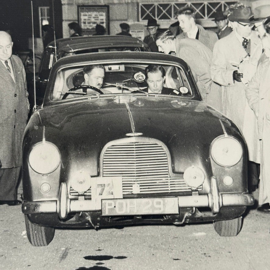 Aston Martin Rally Racing Photo Photograph Possibly Signed Unidentified Rallye