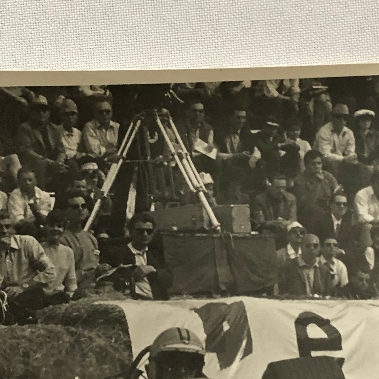 Vintage Racing Car Driver Photo Photograph Print 