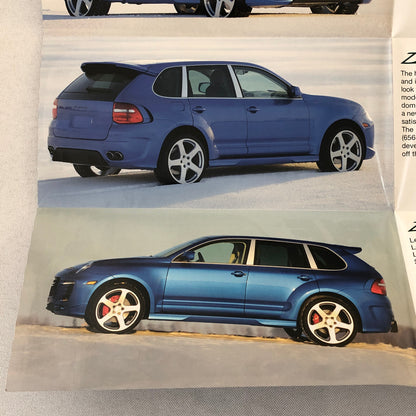 RUF Dakara Porsche Cayenne SUV Sales Brochure Catalog Advertising