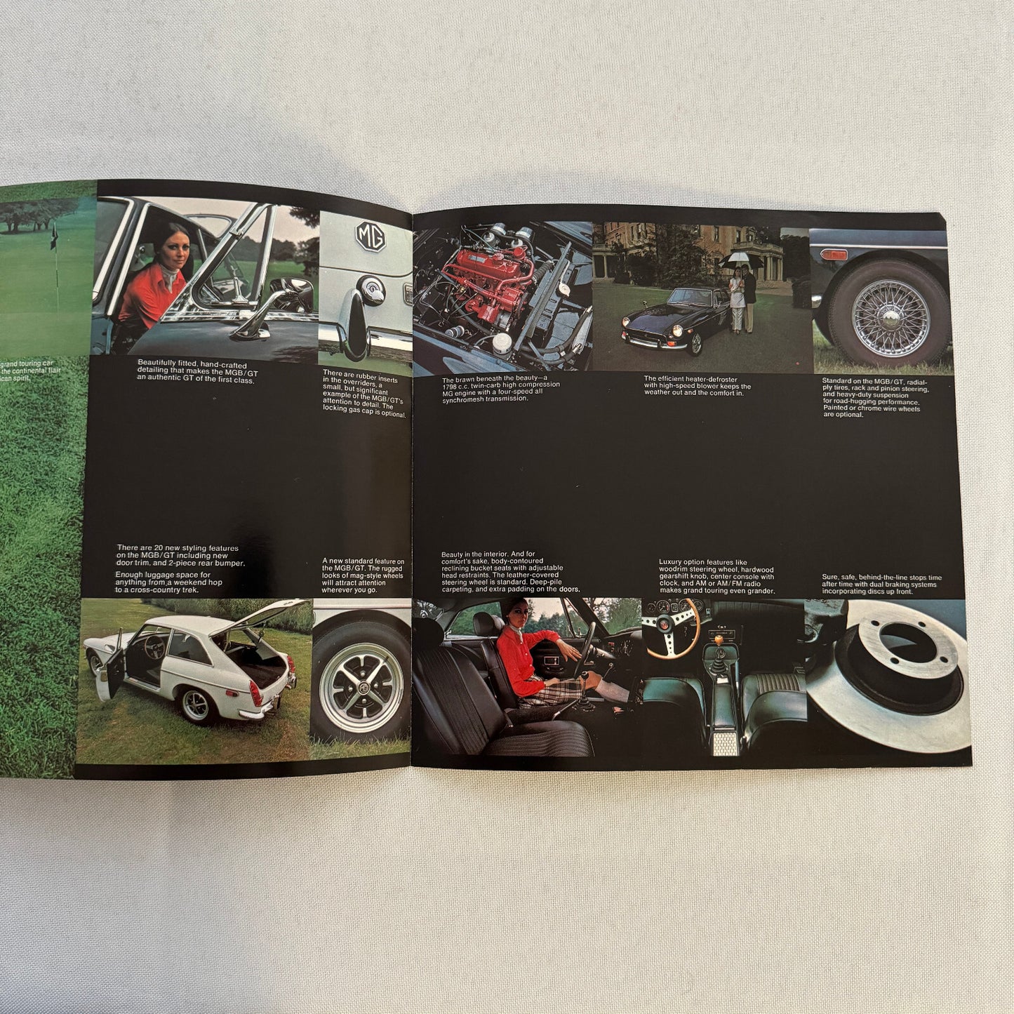 MG MGB GT Vintage Car Sales Brochure Catalog Advertising