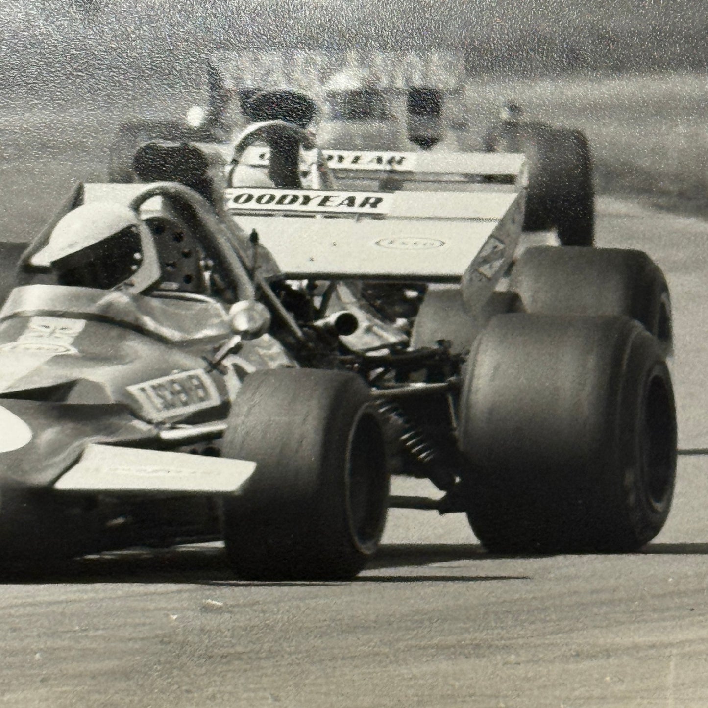 Vintage Racing Photo British Grand Prix 1970 Tim Schenken Car Photograph Print