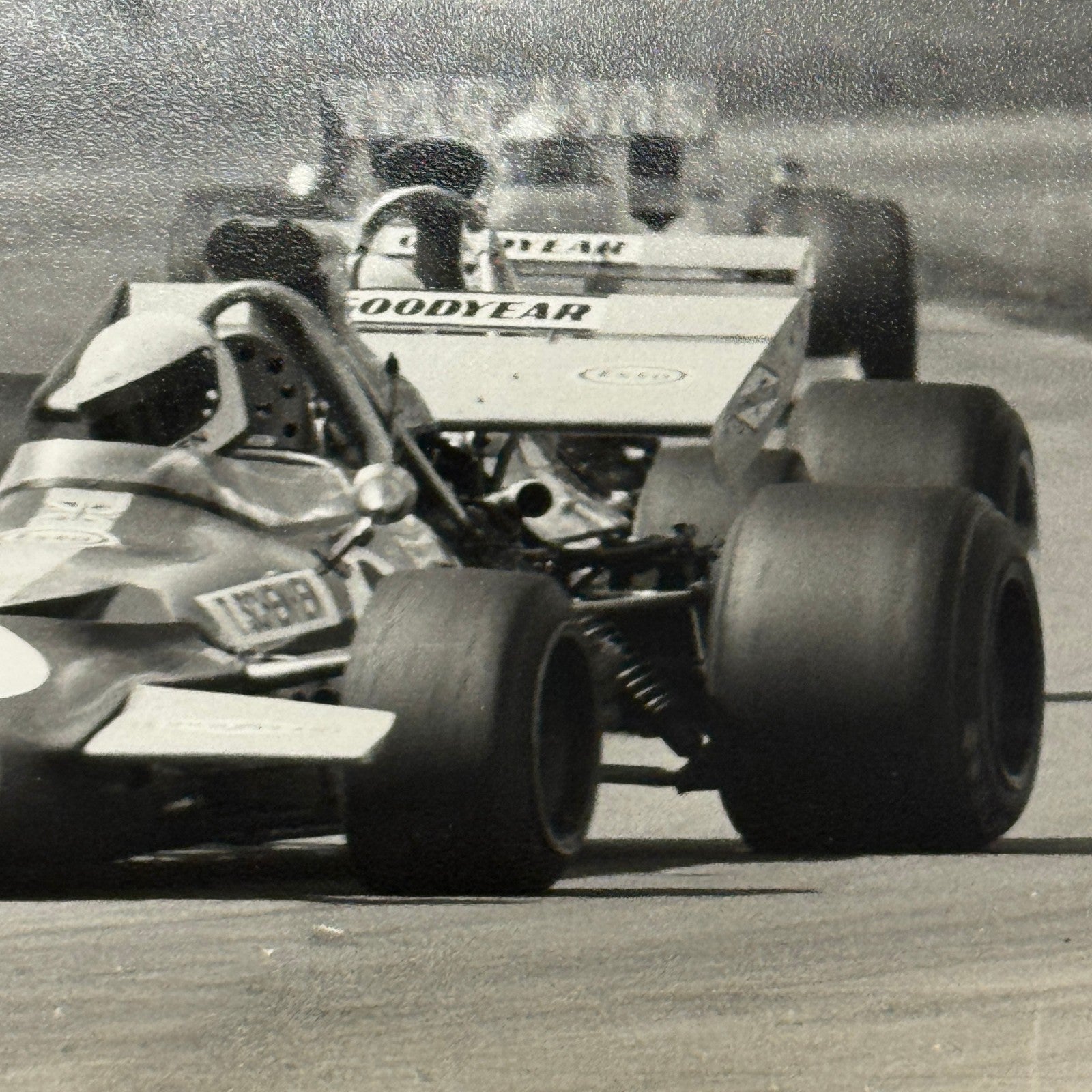 Vintage Racing Photo British Grand Prix 1970 Tim Schenken Car Photograph Print