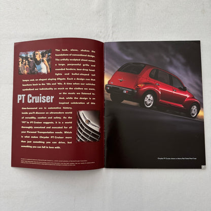 2001 Chrysler PT Cruiser Car Sales Brochure Catalog Advertising Canadian