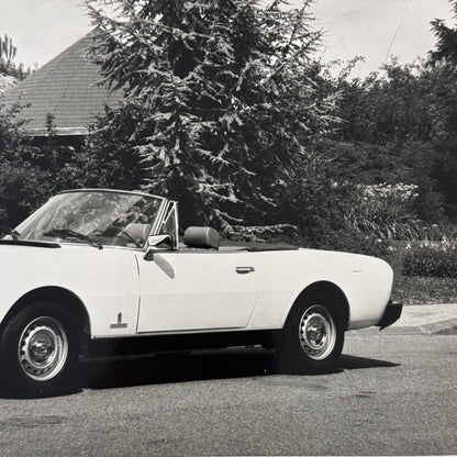 1980 Peugeot 504 Cabriolet Convertible Factory Press Photo Photograph Vintage