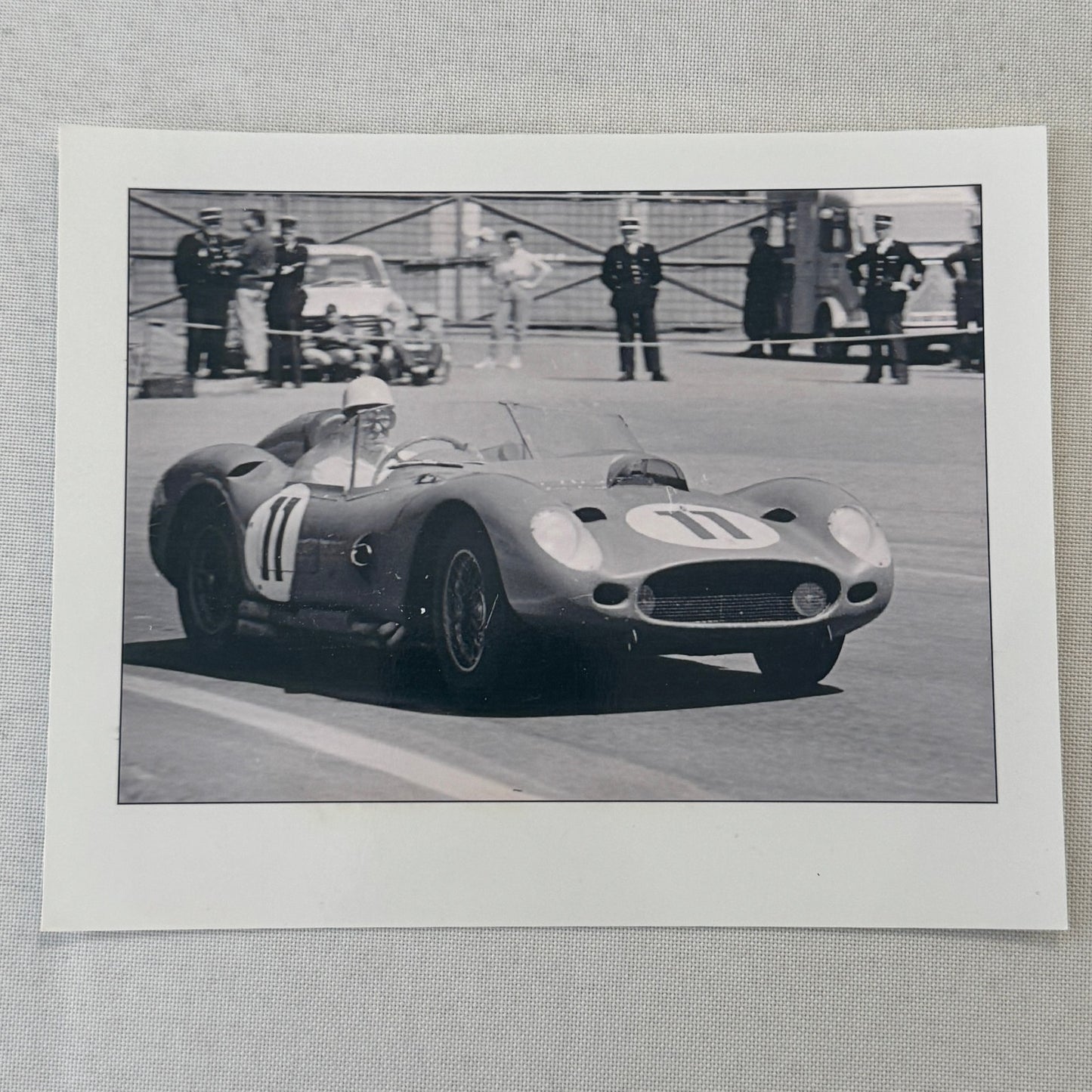 Ferrari 250 Testarossa Paul Frere 1960 24 Hours of LeMans Racing Photo Modern