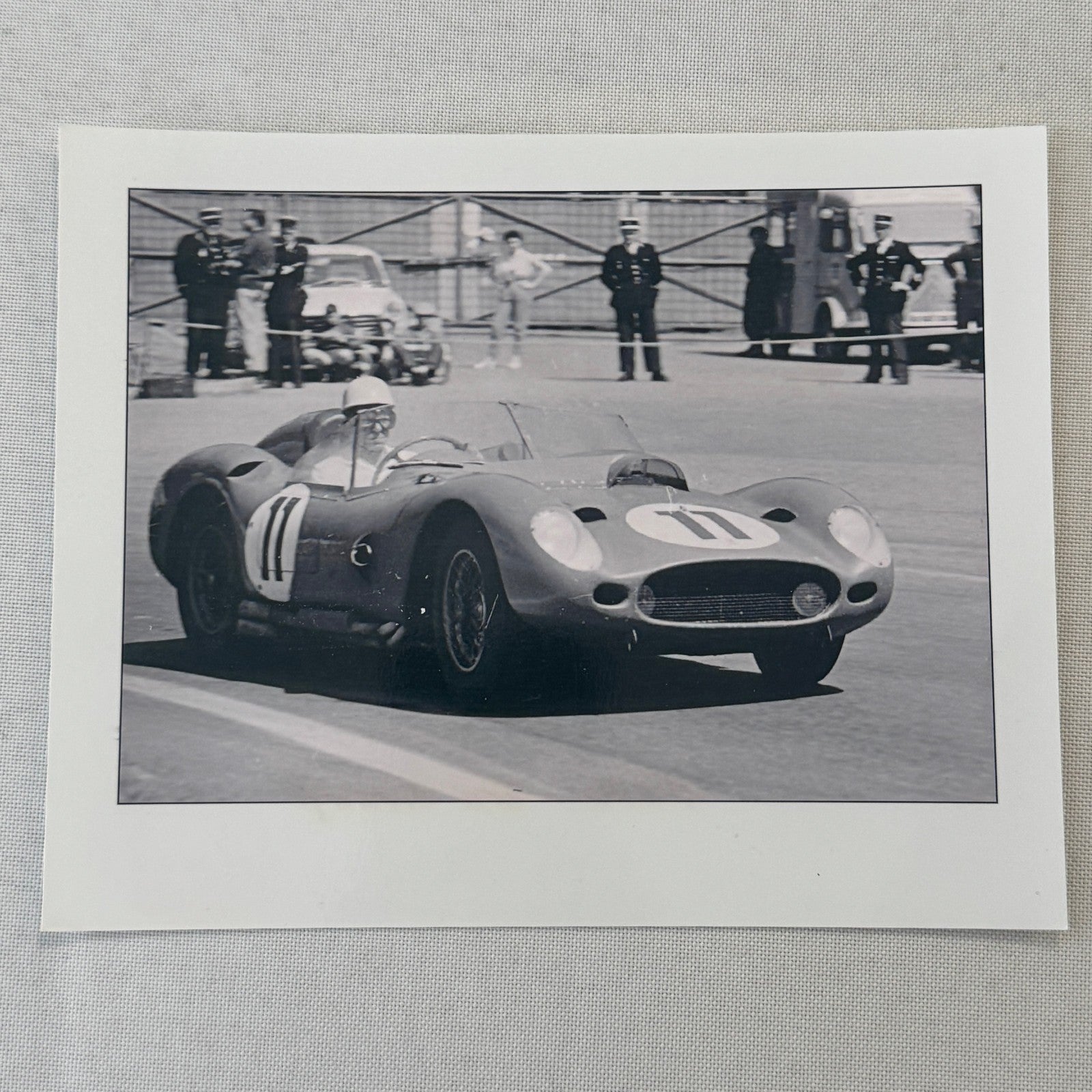 Ferrari 250 Testarossa Paul Frere 1960 24 Hours of LeMans Racing Photo Modern