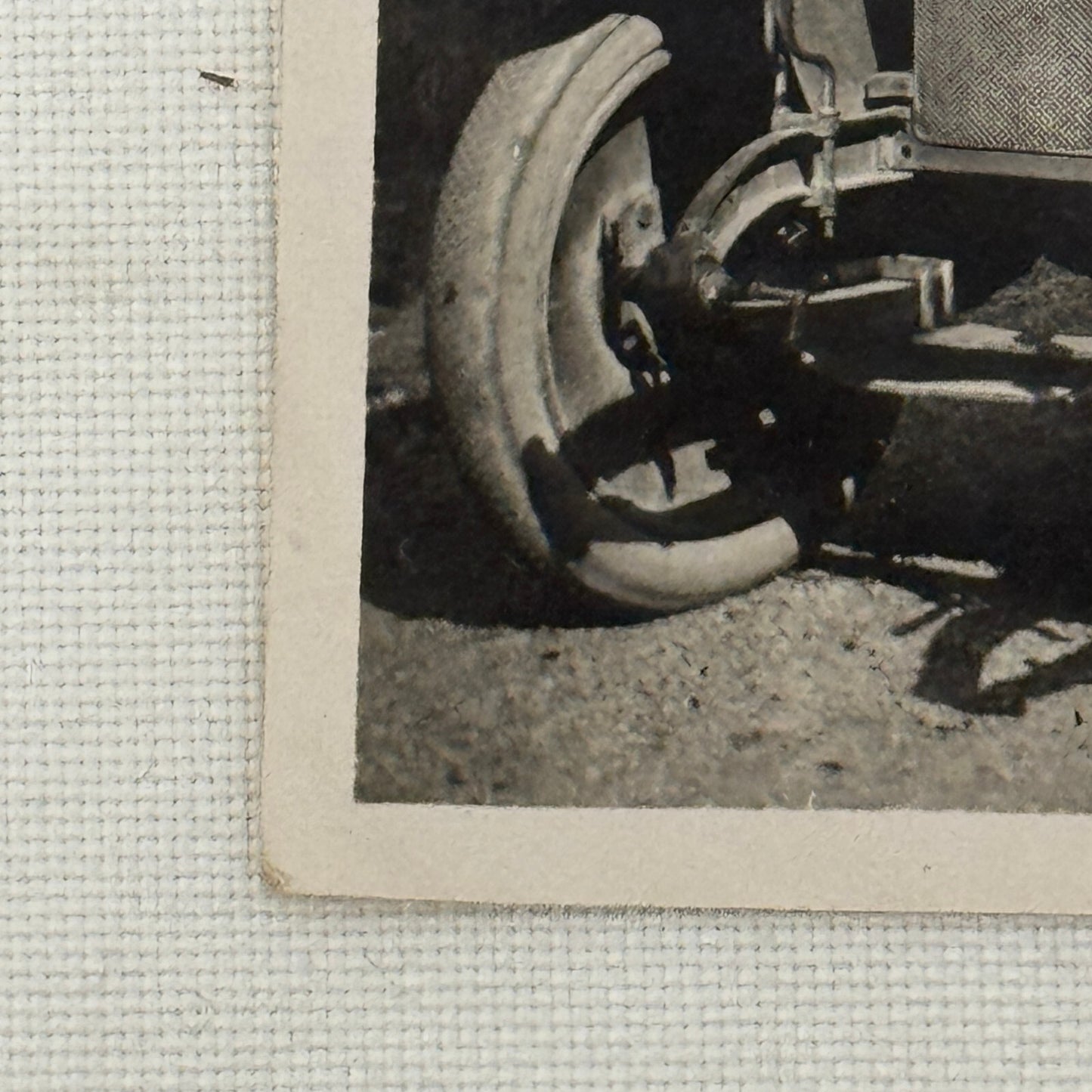 Vintage Photograph Photo Antique Man in Early Truck Automobile Vehicle