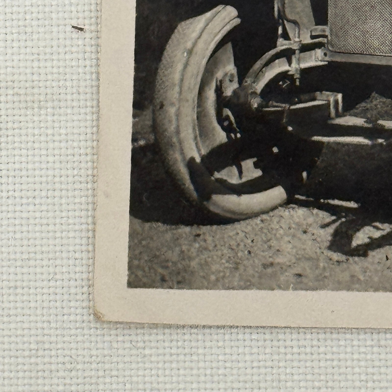 Vintage Photograph Photo Antique Man in Early Truck Automobile Vehicle