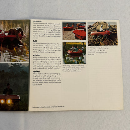 Amphicat ATV Sales Brochure Catalog Advertising Vintage
