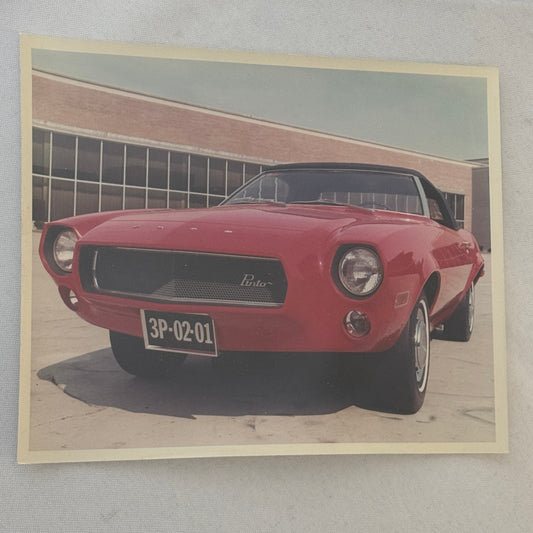 Ford Pinto Concept Car Photo Photograph Print Vintage Prototype