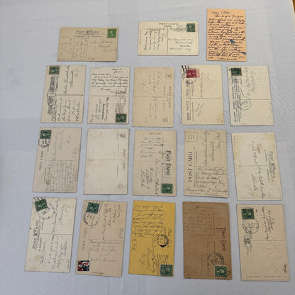 Antique Christmas & New Years Postcard Collection Lot Birds Flowers Xmas 100+