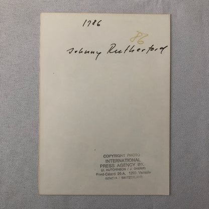 Vintage Indy Indianapolis Racing Photo Photograph Johnny Rutherford 1986