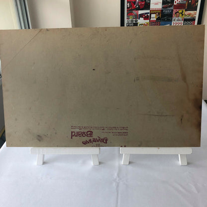 1937 Cadillac Advertising Artwork Art Illustration - Authentic Hand Drawing 