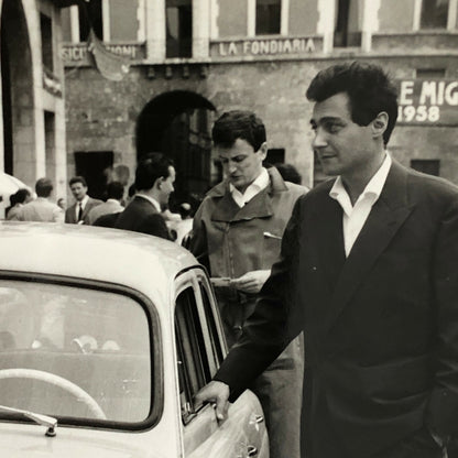 Vintage Renault Rally Rallye Racing Photo Photograph Print - 1958 Mille Miglia