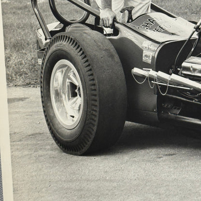 Vintage Drag Racing Photo Photograph Dragster Hot Rod Driver