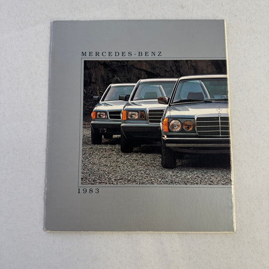 1983 Mercedes Benz Brochure Catalog 300D 380 SEC 380 SL 380 SEL 300SD 300CD TD