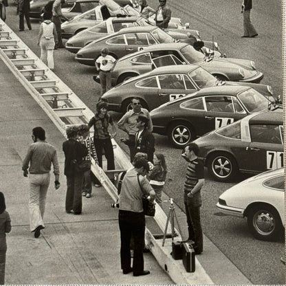 Vintage Porsche Racing Car Photo Photograph Porsche 911 Club Event 1974