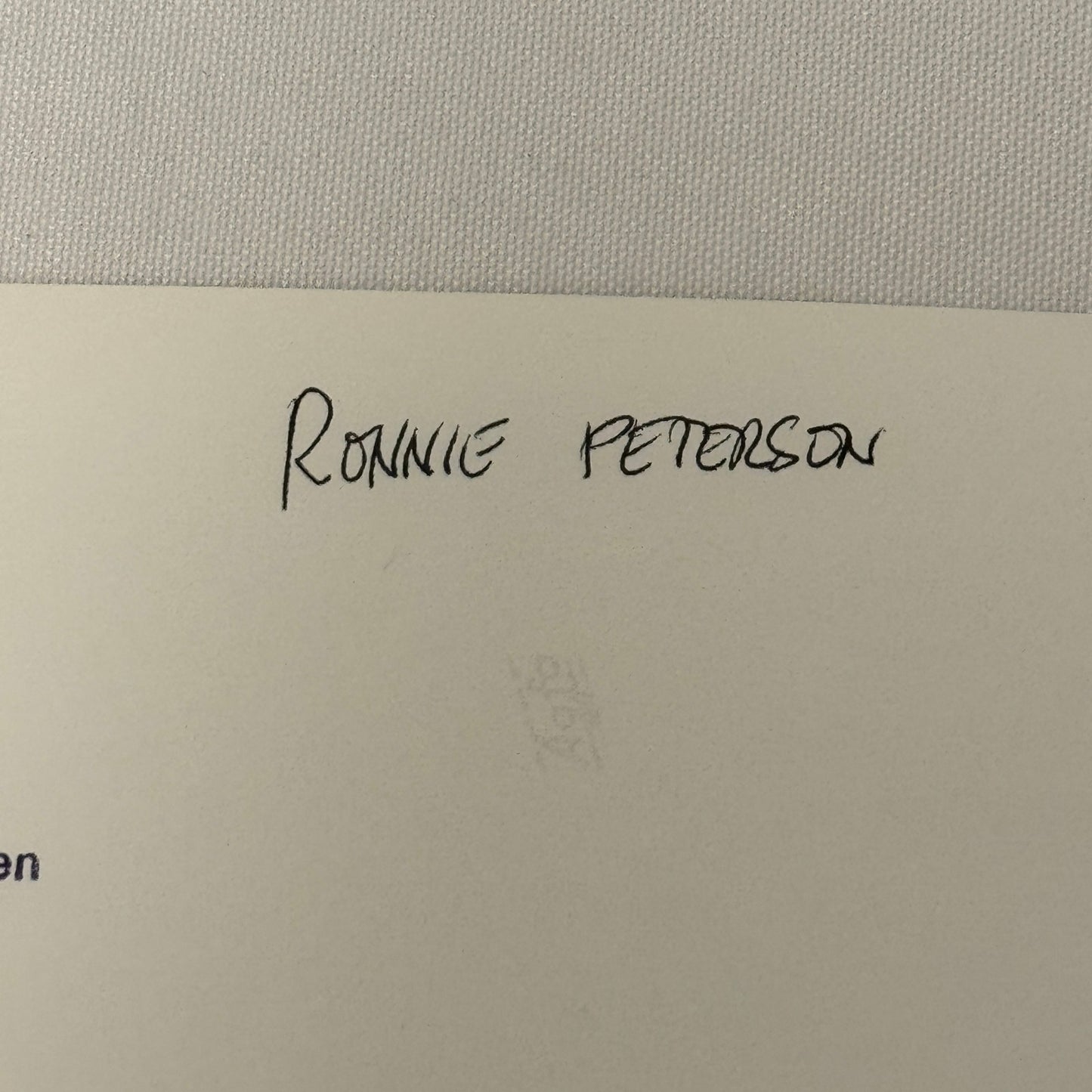 Vintage Racing Photo 1971 Hockenheim F2 Race Ronnie Peterson Driver Motorsport