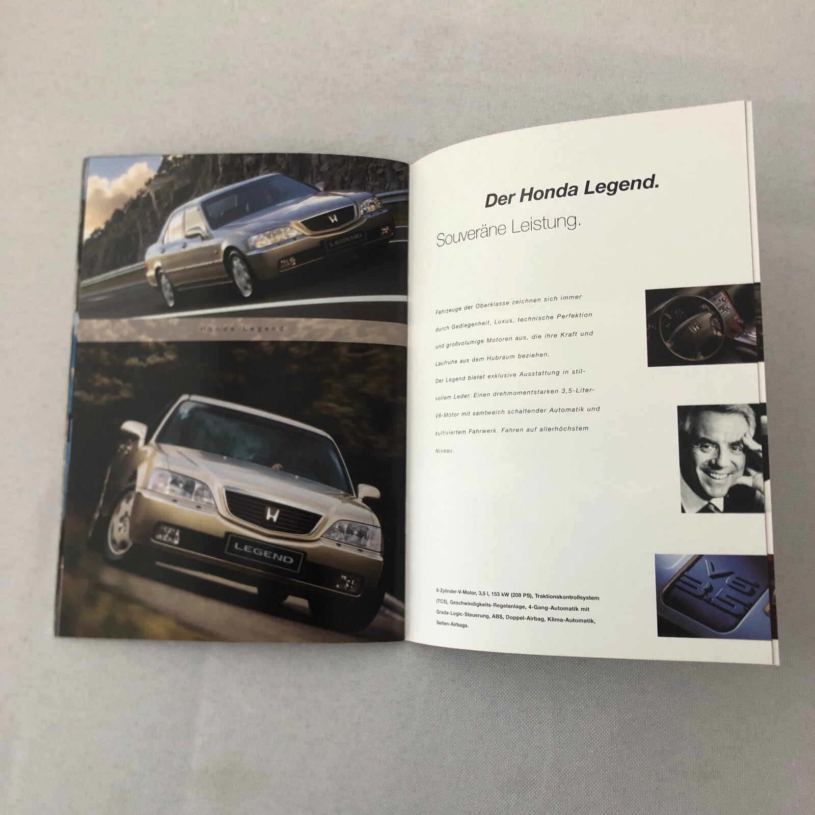 Honda Sales Brochure Catalog NSX S2000 Integra Type R Prelude Civic + GERMAN