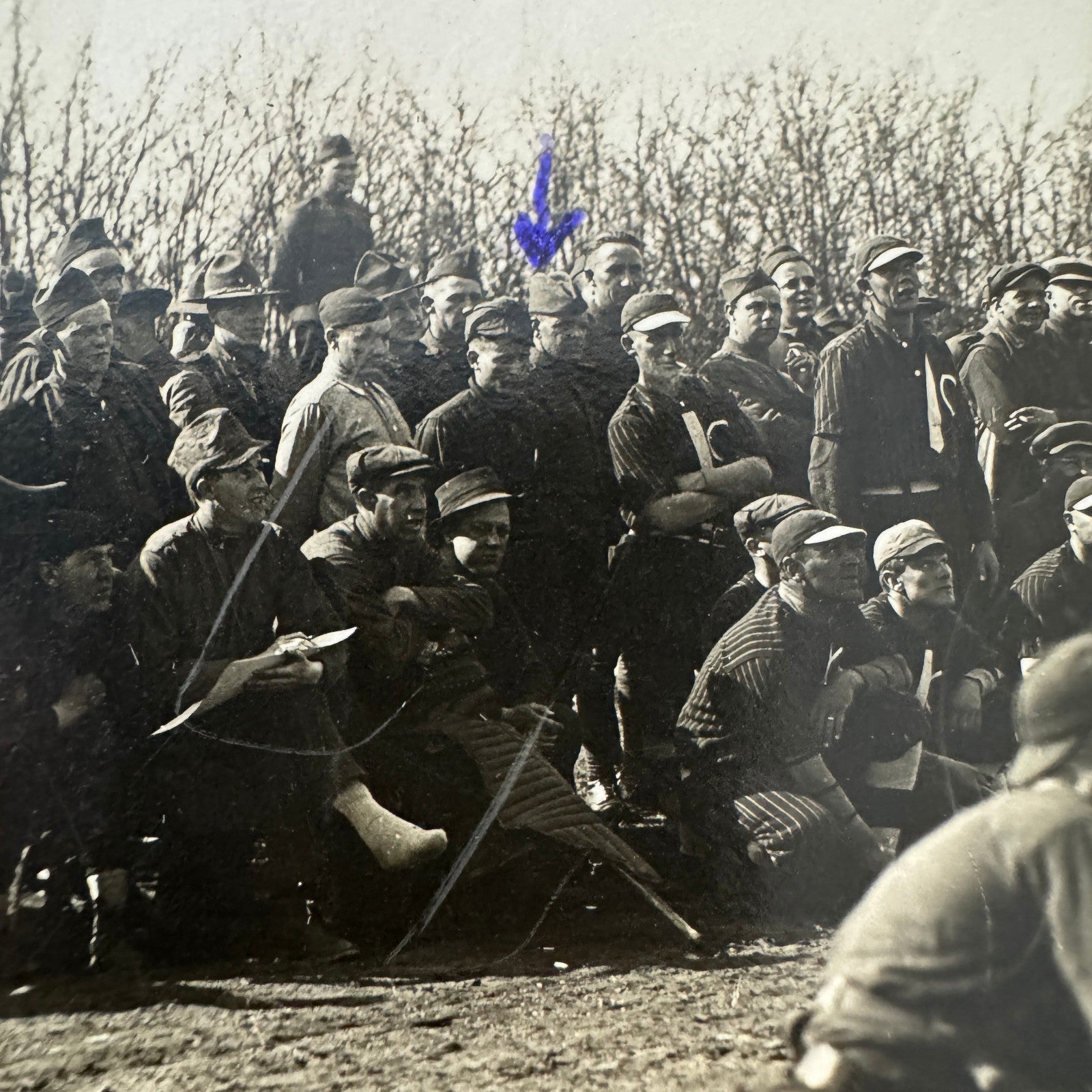 Vintage Amateur Baseball Player Game Photo Photograph Print