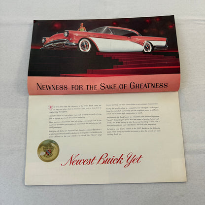 1957 Buick Car Sales Brochure Catalog Roadmaster Super Century Caballero Special