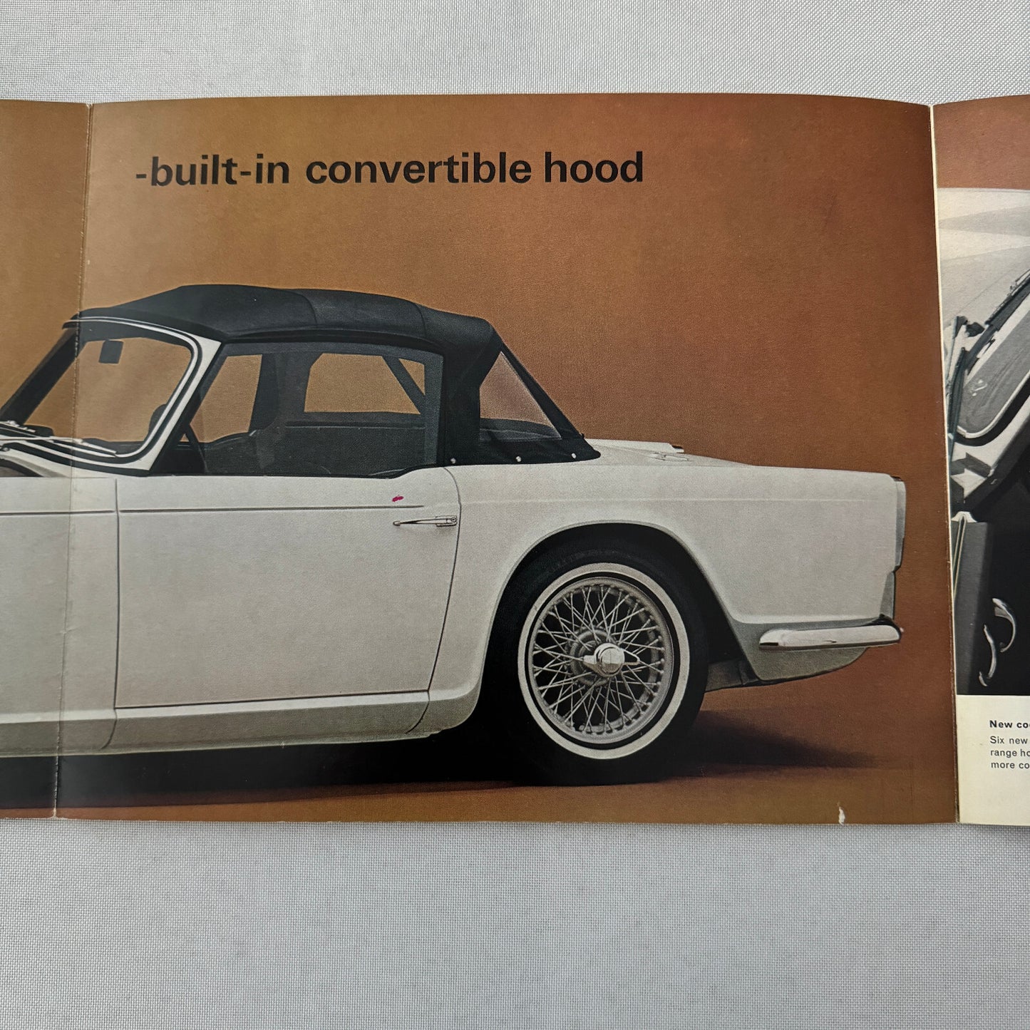 Triumph TR4A Sports Car Roadster Sales Brochure Catalog Advertising TR4 A