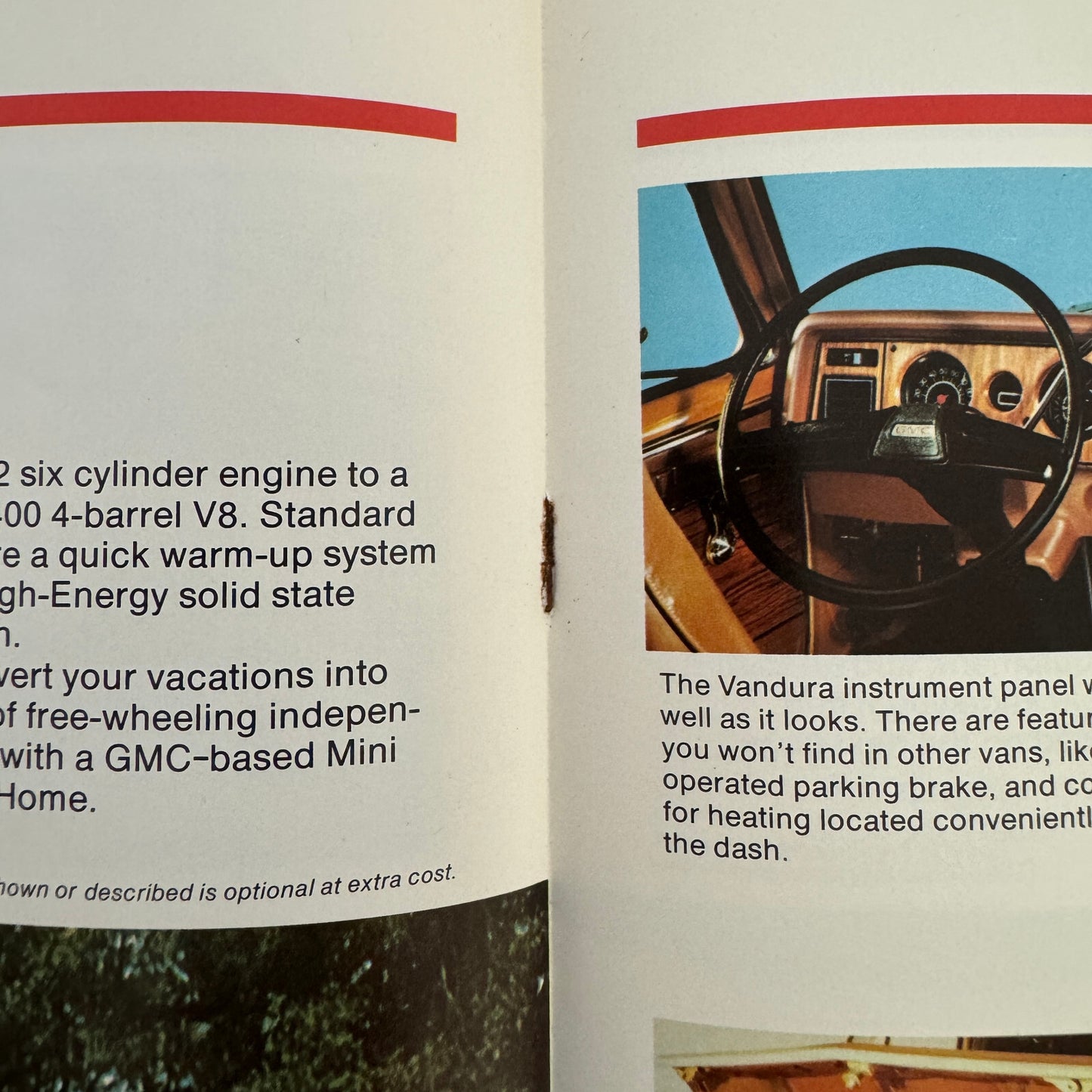 1975 GMC Recreational Vehicles Sales Brochure Catalog Pickup Suburban Jimmy RV