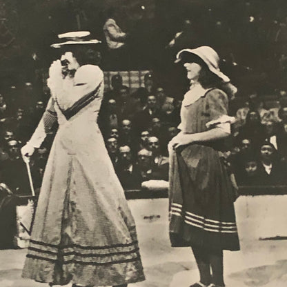 Circus Performer Act Penny Farthing Bicycle Photo Photograph Three Saytons