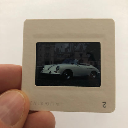 Porsche 356 Cabriolet Convertible 35mm Photo Slide Vintage 1981