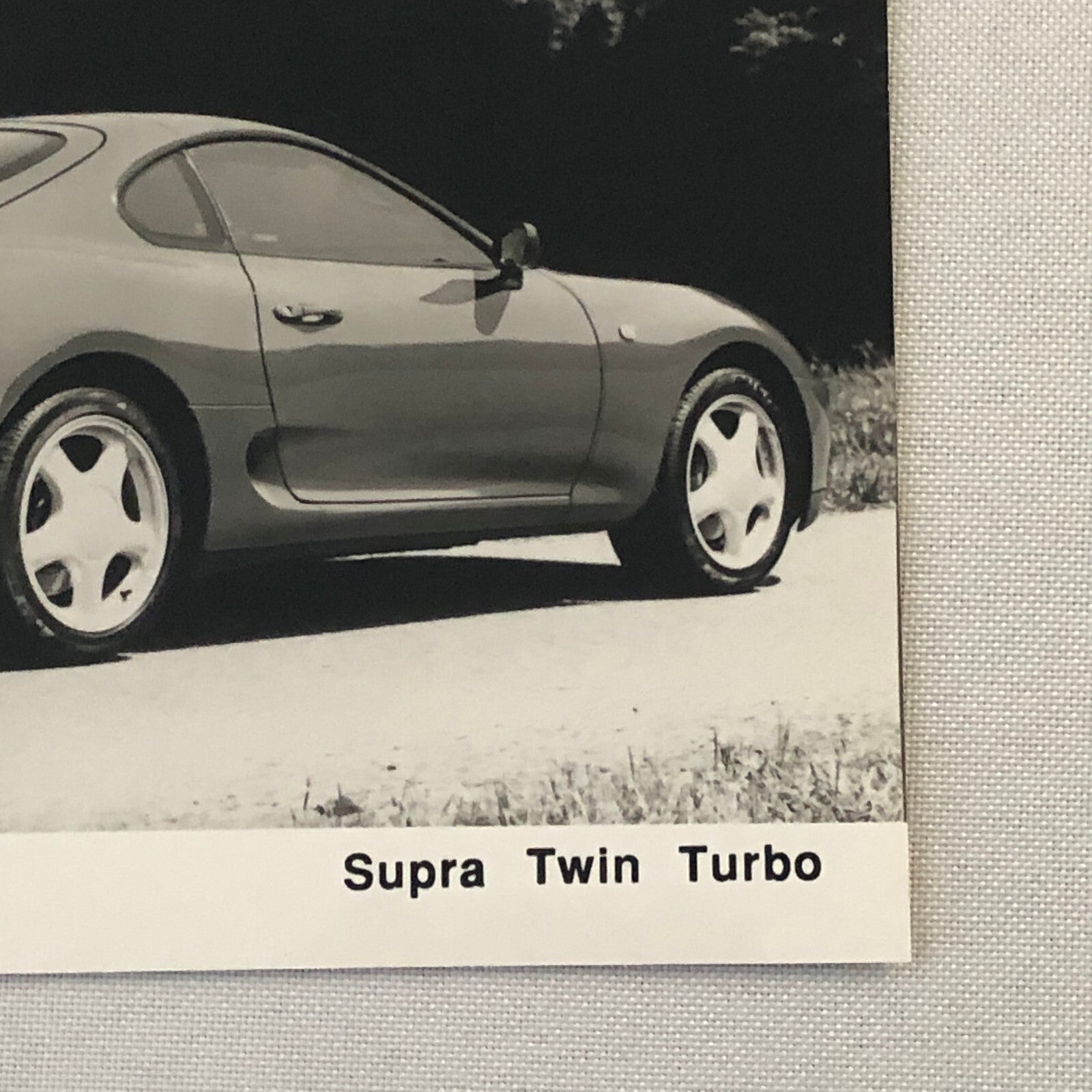 Toyota Supra Twin Turbo Factory Press Photo Photograph Print