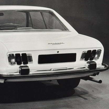 1971 Peugeot 504 Coupe Factory Press Photo Photograph Vintage